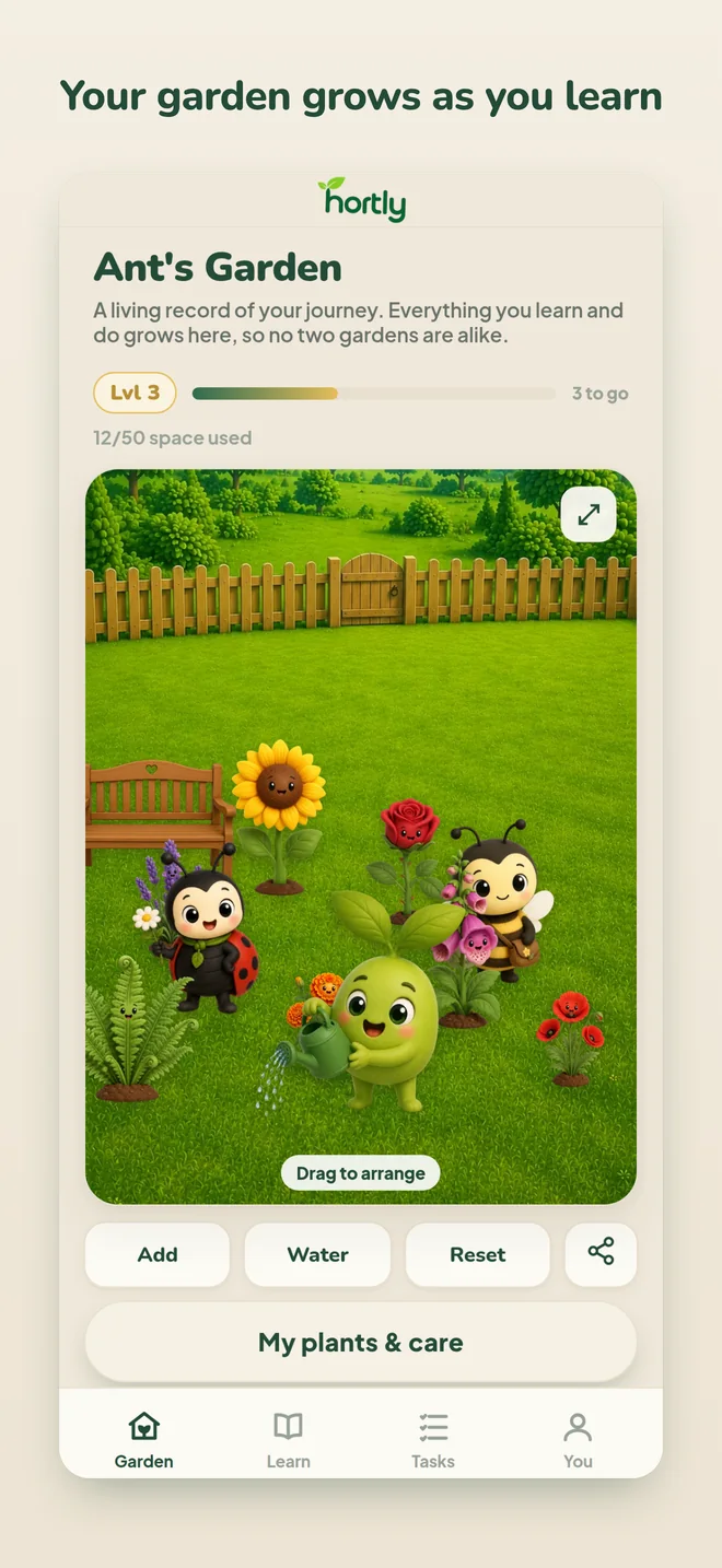 Your garden grows as you learn